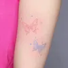 Waterproof Temporary Tattoo Sticker Colorful Butterfly Love Star Tattoo Flash Tattoo Sexy Arm Female