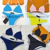 Klassischer Buchstaben-Bikini-Set, Badebekleidung, Sommer, atmungsaktiv, zweiteiliger Bikini, Geburtstagsgeschenk für Mädchen, sexy Badeanzug291M