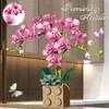 Blocs bloc de construction fleur orchidée série bonsaï fille fleurs adulte Arrangement assemblage jouets pour cadeaux R230720
