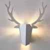 Wall Lamp Modern Creative LED G9 Nordic Wrought Iron Antler Living Room Bedroom Bedside Bar Cafe Decoration Spotlight