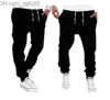 Pantaloni maschili joggers maschile 2016 marchio maschio pantaloni pantaloni pantaloni solidi casual jogging jogger kaki nero xxxl z230720