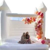 Commercial White Bounce Castle Gonflable Jumping Mariage Bouncy House Jumper Adulte et Enfants Newdesign Bouncer Castles pour Wedding205R