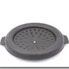 Cast iron bbq tools non-stick barbecue plate 32CM water fried meat barbecue pan dual-purpose pot 027-2360W