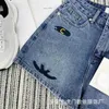 Damesshorts Designer dameskleding, kleine geur, lente en herfst casual shorts, hoog getailleerd temperament, denim shorts met knopen JXX1