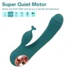 Vibrators USB opladen Dildo konijn vibrator seksspeeltje vrouwelijke vagina anus stimulator Gspot clitoris stimulatie 10 frequentie uitbreiding 230719