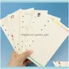 Notes Notepads Supplies Office School Business & Industrialnotepads A6 Colorful Ring Binder Paper Day And Weeks Month Diary Refill291F