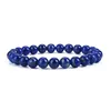 Perlé 4Mm 8Mm Pierre Naturelle À La Main Brins Charme Bracelets Pour Hommes Bracelet Élastique Mâle Yoga Mode Bijoux Drop Delivery Dh8P0