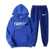 Trapstar Hoodie Полный спортивный костюм радужный полотенце вышив