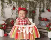 Bannerflaggor Berry Strawberry Theme High Chair Banner Sweet First Birthday Banner Po Bakgrund Dekor Birthday Souvenir och gåvor till barn 230720