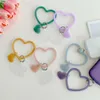 Anti-Lost Love Heart Keychain Mobile Phone Strap Ring Pendant Phone Hanging Lanyard Soft Silicone Wristband Bracelet Accessories L230619