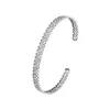 Ethnique Rétro Évider De Bon Augure Nuage Bracelet Argent Plaqué Mode Personnalité Fleurs Exquis Ouverture Bracelets TYB195 L230704