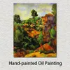 Büyük Soyut Tuval Sanat Kanyonu Bibemus Paul Cezanne El Boyalı Yağlı Boya Deyimi Parçası Ev İçin