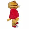 2019 Hoge kwaliteit cartoon Taarten Daniel Tiger Mascot Kostuum Daniele Tiger Mascot Costumes219L
