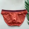 Underpants Explosive Men's Fashion Youth Modal Low Waist Tight Triangle Small Panties U Convex Solid Color Sexy Pouch Bag