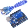 Carte UNO R3 ATmega328P avec câble USB pour Arduino - Compatible avec Arduino UNO R3 Mega 2560 Nano Robot252e