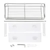 Stainless Steel Bathroom Storage Rack Wall-mounted Kitchen Towel Paper Tissue Seasoning Holder Shelf for Bathroom Kitchen L230704