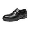Brown Brogue Shoes for Men mode Tassel Läder Mens klänningskor Storlek 38-46 Casual Business Shoes Men Men
