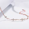 Счастливый четырехлистной клевер Love Zircon Bracelet Женщины INS Luxury Dellicate Micro Set Full Diamond Accessories Маленькая дизайн ручной