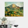 Abstract Canvas Art Mont Sainte-victoire 1895 Paul Cezanne Handgemaakte Olieverf Modern Decor Studio Appartement