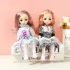 Bonecas Fashion Girls BJD Doll Baby 13 Joint Movable Toys Girl Dress Up Toy With Beautiful Clothes Child Birthday Gift 230719