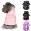 Vêtements pour chiens Manteau de séchage pour animaux de compagnie Serviette de bain pour chat confortable Robe chaude pour la douche