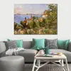 Paysage abstrait peinture paysage étude après la Nature Paul Cezanne toile Art à la main oeuvre impressionniste