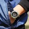 SINOBI Marke Sport Männer Uhr Luxus Männlichen Leder Wasserdicht Chronograph Quarzuhr Military Armbanduhr Männer Uhr Saat Gift302A