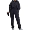 Tweedelige damesbroek, warme hoodie en pak, grote sportkleding, damessneeuw, damesjumpsuit voor