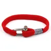 Lucky Red Rope Bracelet Homme Boy Stainless Steel Braslet Minimalist Survival Brazalete For Hombre Hand Accessories Gift Him Charm2145
