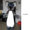 Custom Gray koala mascot costume Adult Size add a fan181k