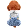 Hondenkleding PETCIRCLE Kleding Zoete geruite overalls voor kleine puppy's Pet Cat All Season Leuke kostuumjas