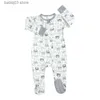Jumpsuits Baby jumpsuit autumn sole drip glue wrap baby crawling clothes for newborns T230720