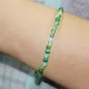 MG0040 Bracelet de jade africain naturel entier 4 mm Mini pierres précieuses J ewelry Bracelet d'énergie en pierre naturelle pour Women3151