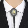 Bolo Ties 26 Inicjały zachodnie kowboj