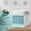 12w draagbare airconditioner met ultraviolette kiemdodende lamp usb luchtkoeler desktop mini 500ml 3 versnelling koelventilator