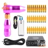 Professional Rotary T Pen Tattoo Kit LCD Mini Power med 30st Needle Cartrige Equipment Supplies T2006092960