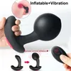 Anal Toys Wireless Remote Control Prostate Massage Vibrator Uppblåsbar analsexleksak för manlig analpluggutvidgning Sexleksak för homosexuella vuxna 230720