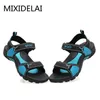 Sandali MIXIDELAI Outdoor Fashion Mens Summer Shoes Casual Traspirante Beach Sapatos Masculinos Plus Size 3546 230719