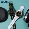 SMAEL Montres-bracelets numériques pour hommes Sport Affichage à LED Horloge électronique Réveils masculins Chronographe fanshion Montre Hombre Man 1703268T