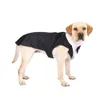 Hundkläder hund husdjur kostym hundar kläd bröllop kläder smokar valp slips jumpsuit skjortor bär elegant outfit vinter födelsedag smoking kläder 230719