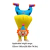 Sand Play Water Fun Handstand Clown Traje Inflável Adulto Engraçado Explodir Roupa Cosplay Vestido De Festa 230719