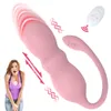 Vibradores Control remoto inalámbrico saltando huevo juguete sexual para adultos estimulación anal y del clítoris portátil mini bala vibrador 230720