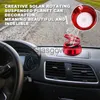 Car Air Freshener Double Ring Rotating Air Freshener Car Perfume Fragrance Diffuser Car Air Fresheners Solar Energy Aroma Diffuser Decor x0720