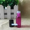 Großhandel 4 Farben 1200 Stück leere 5 ml Parfüm-Probenrollenflaschen Glasflasche Roller Metallflasche 5 ml ätherisches Öl Roller Ball Flasche Swoq