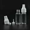 FDA nowe plastikowe butelki przezroczyste 10 ml puste butelki z płynu z kroplonki z trójkątną szablonką haintowe końcówki igły olej ejuice olej 10 ml fevlc