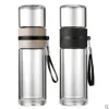 Separationskoppar Anpassade dubbla glas Portable Filter Hand Creative Men and Women Water Cups Blenders Mini Blender Mixer12734