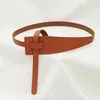 Cinture Moda Cintura da donna semplice Fibbia irregolare Trench Coat Annodato Vita larga Sigillo Abito da donna Jeans Pantaloni Cintura decorativa