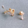 Dangle Earrings 2023 Crystal Zircon Star 925 Sterling Silver High Fashion Jewelry Women Girls Fancy Bijoux