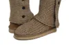 Boots HOT SELL CLASSIC DESIGN AUS WOMEN SNOW BOOTS U58190 KNITTING WOOLLEN YARN TALL SHORT KEEP WARM US3-12 Z230720