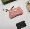 monedero diseñador ophidia Marmont Leather mini billetera con cremallera con caja